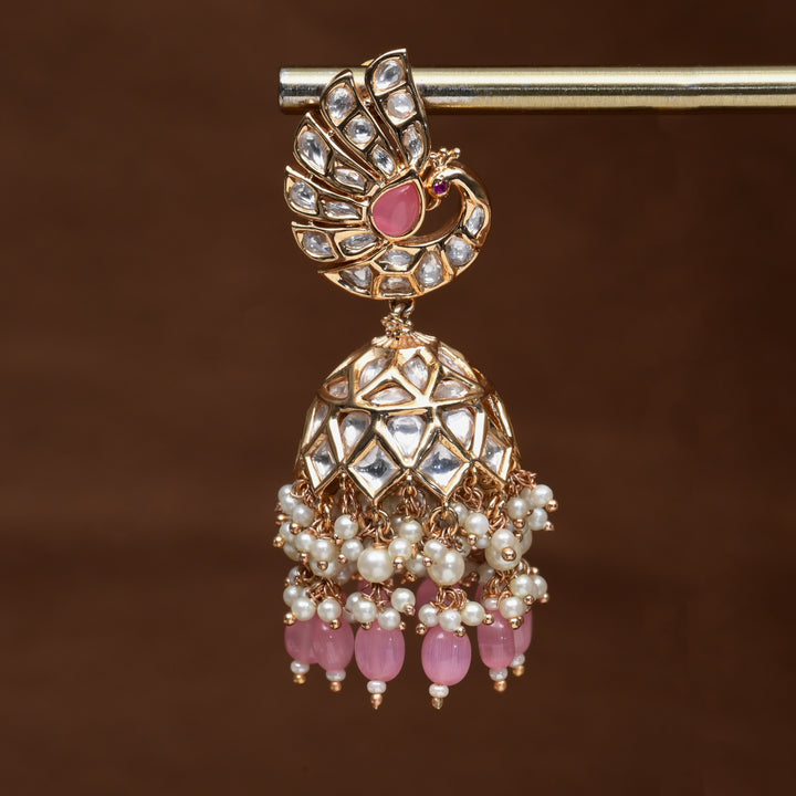 Moissanite Jhumka Earrings