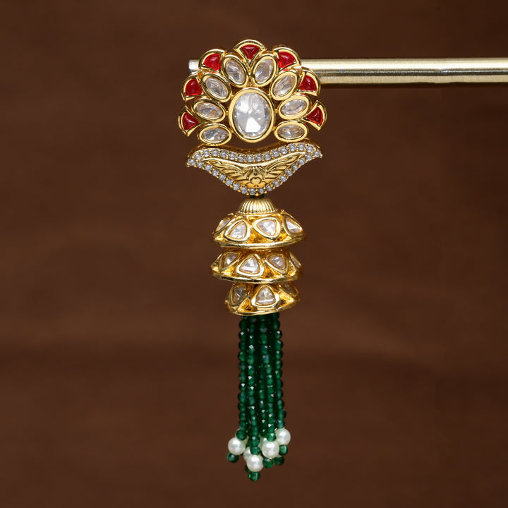 Moissanite Jhumka Earrings