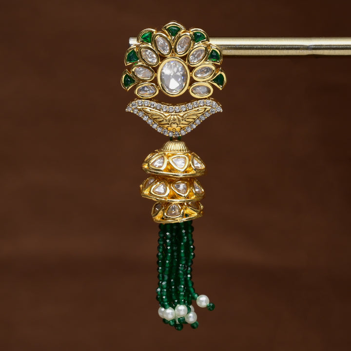 Moissanite Jhumka Earrings
