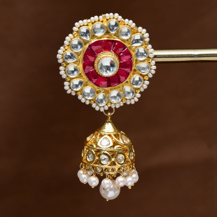 Moissanite Jhumka Earrings