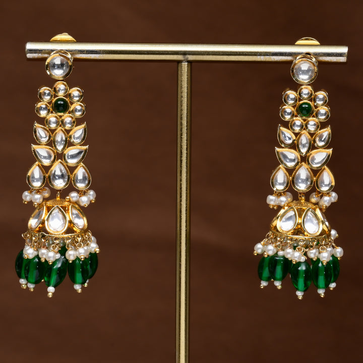 Moissanite Jhumka Earrings