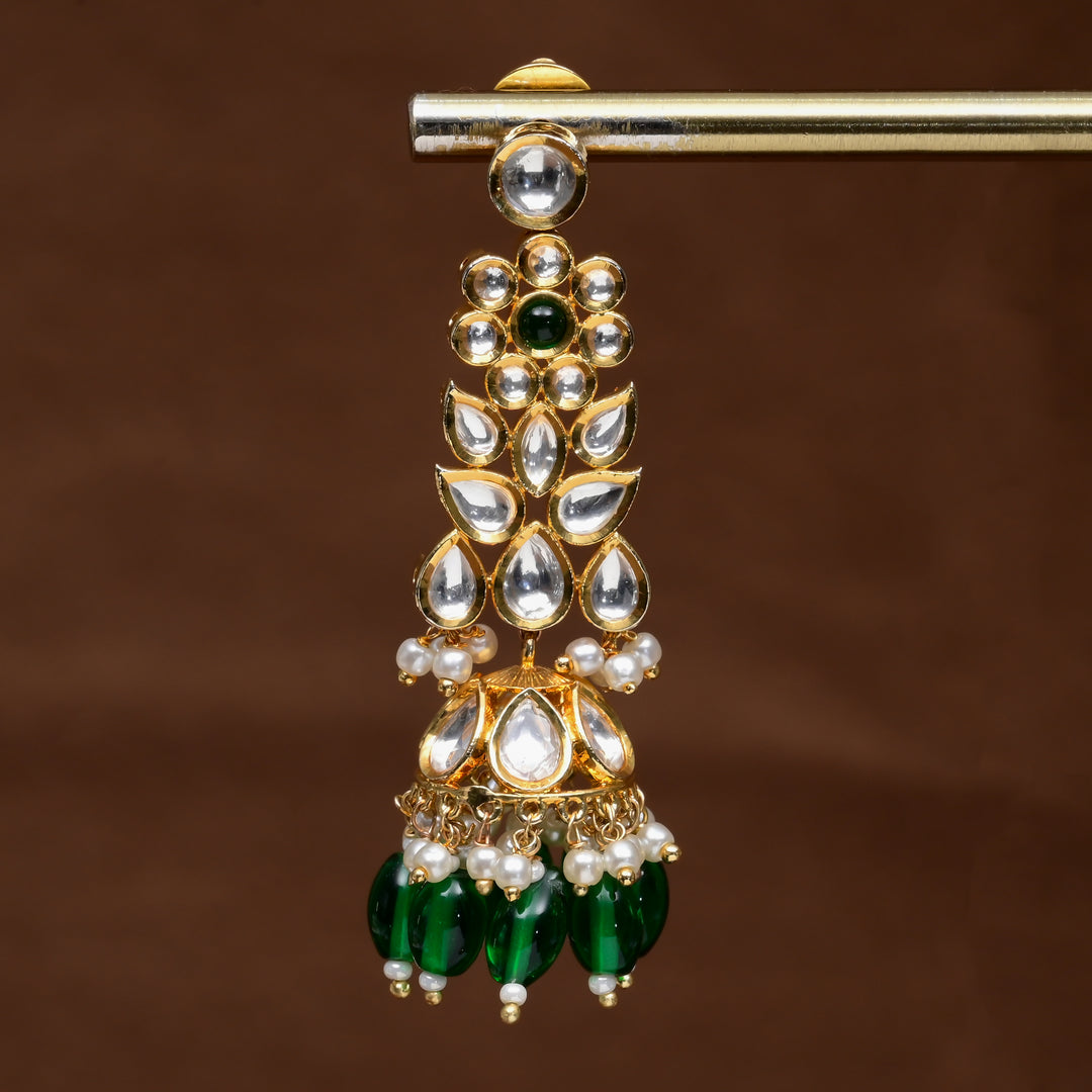 Moissanite Jhumka Earrings