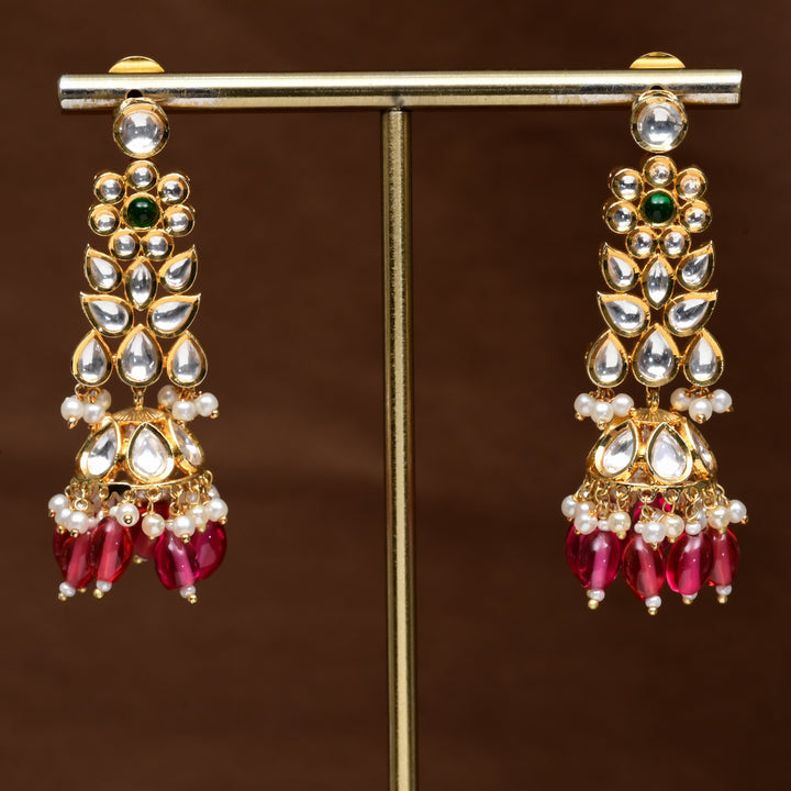 Moissanite Jhumka Earrings