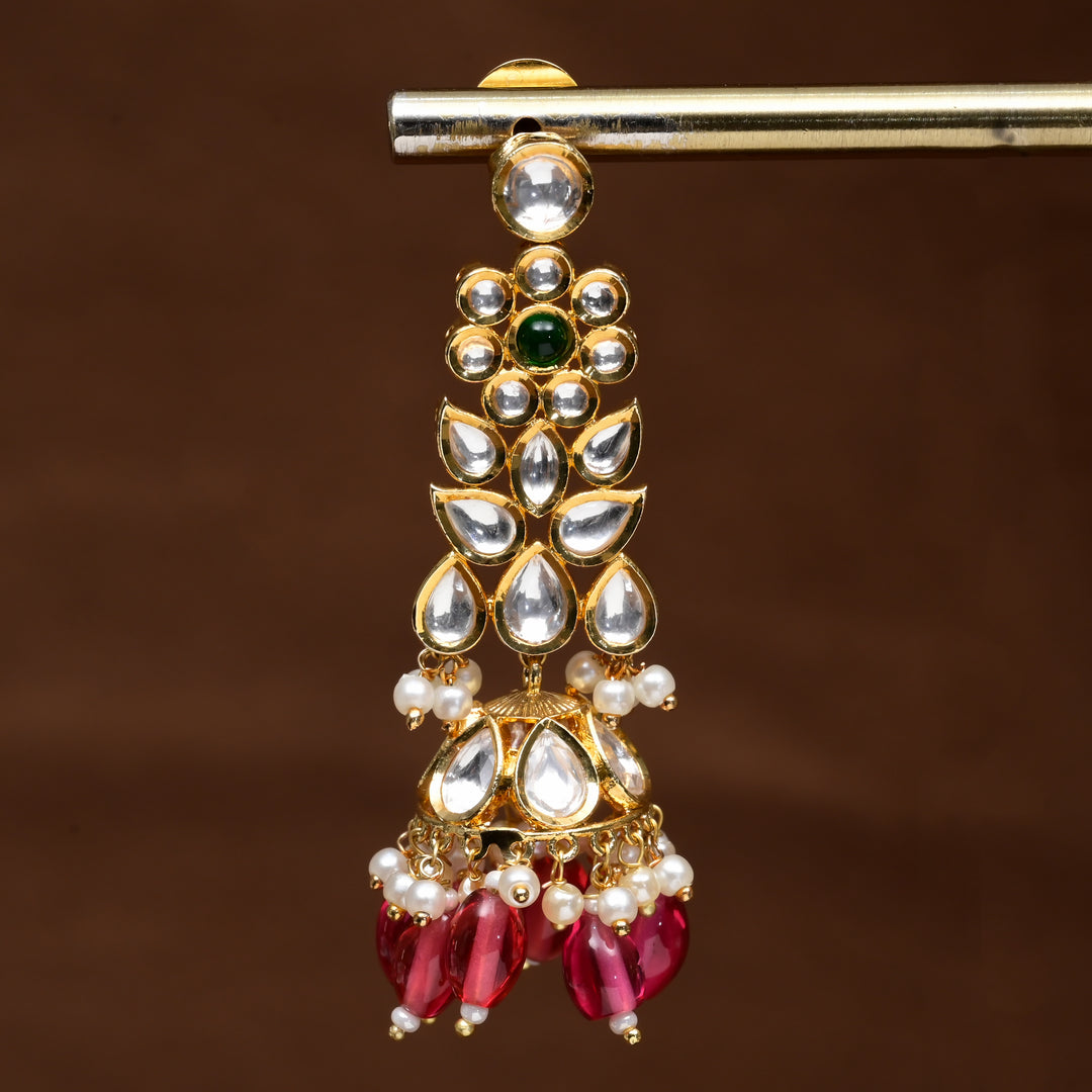 Moissanite Jhumka Earrings