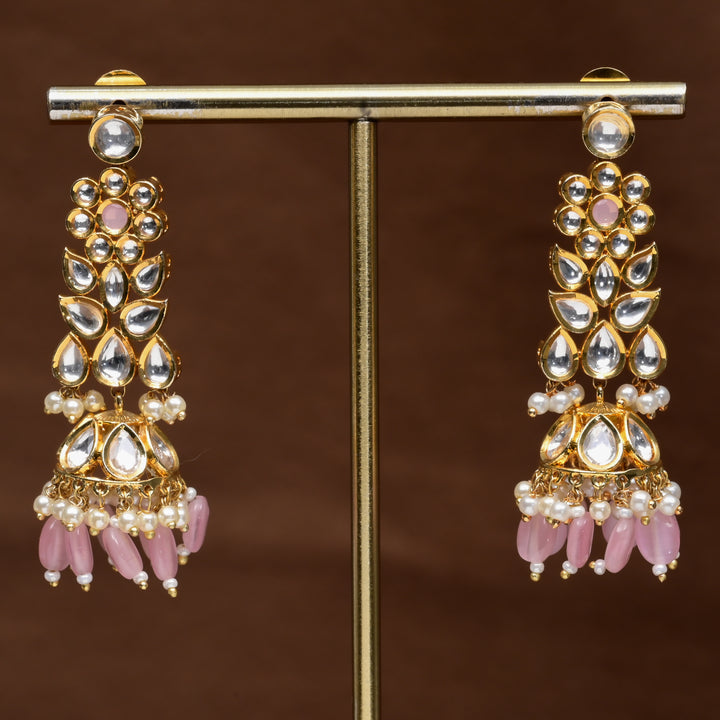 Moissanite Jhumka Earrings