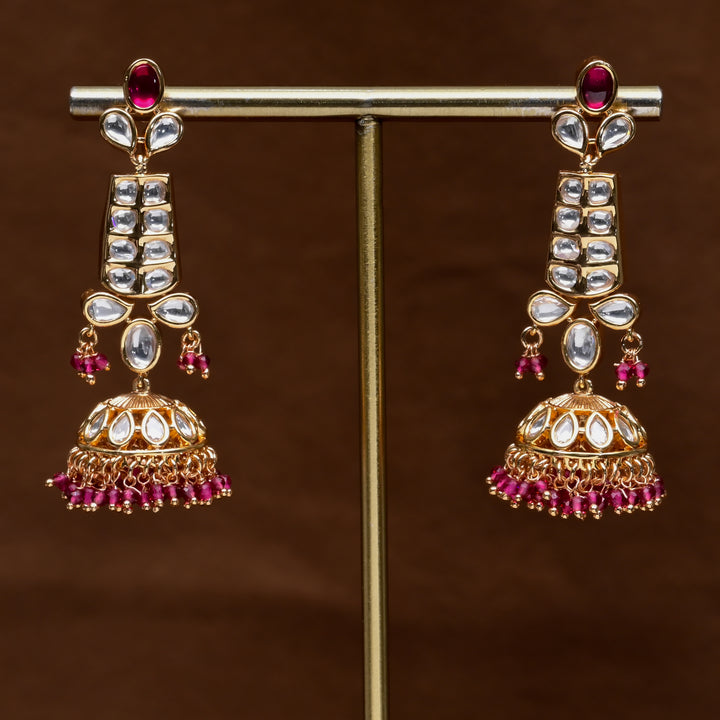 Moissanite Jhumka Earrings