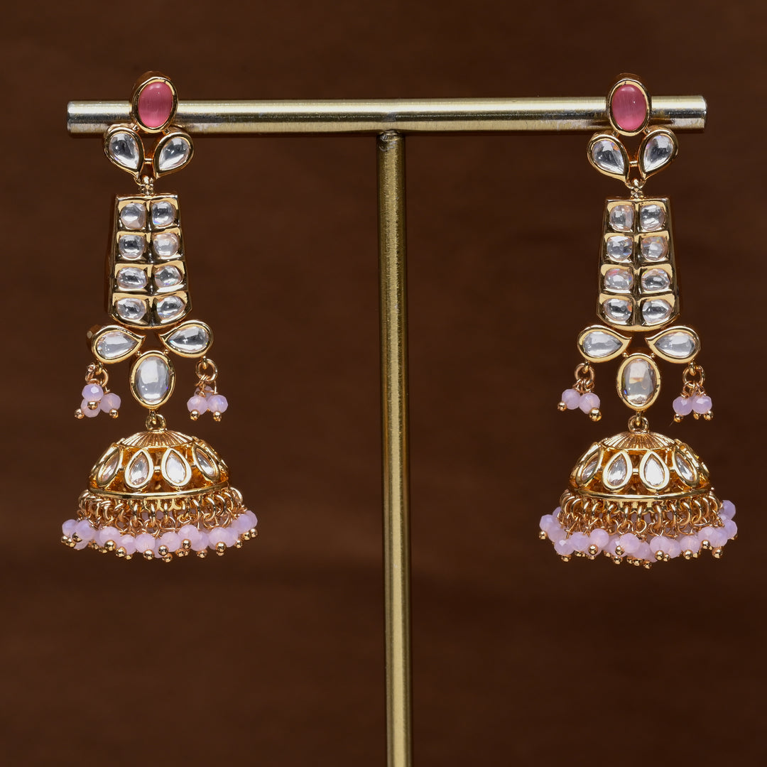 Moissanite Jhumka Earrings