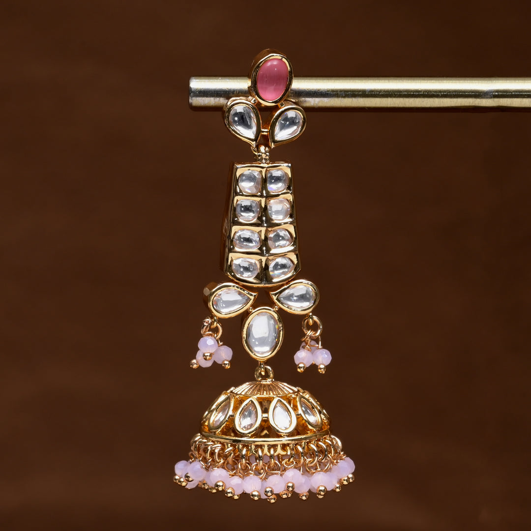 Moissanite Jhumka Earrings