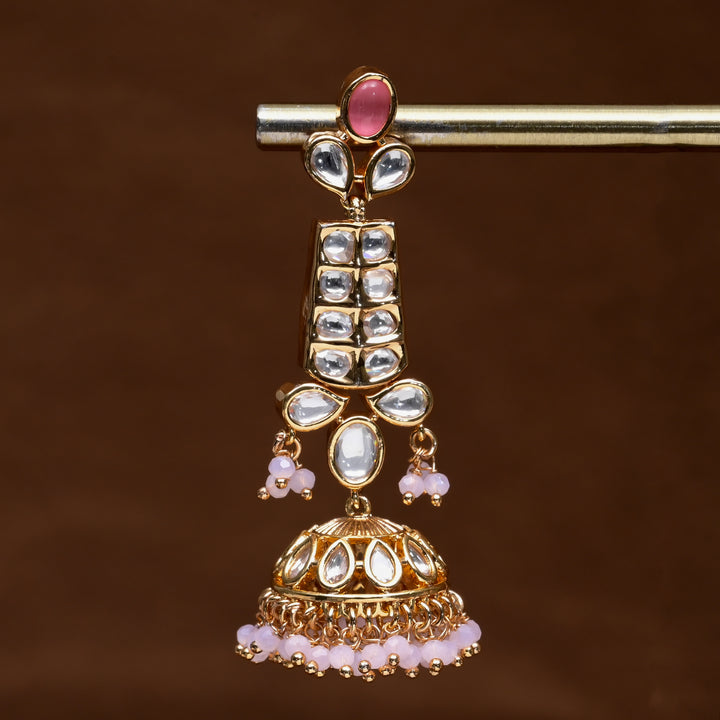 Moissanite Jhumka Earrings