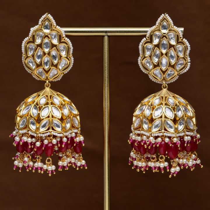 Moissanite Jhumka Earrings