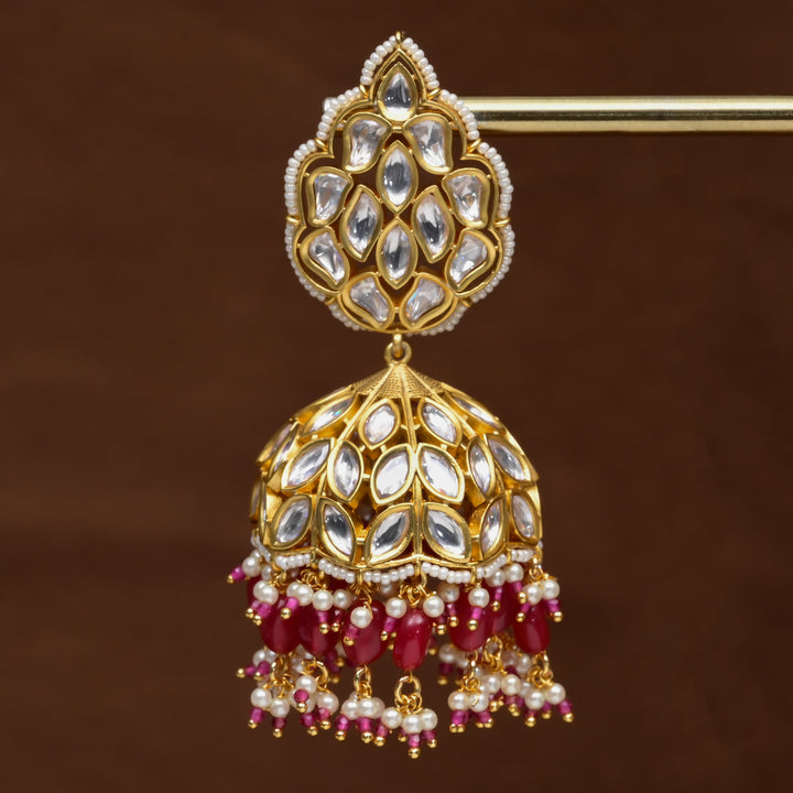 Moissanite Jhumka Earrings