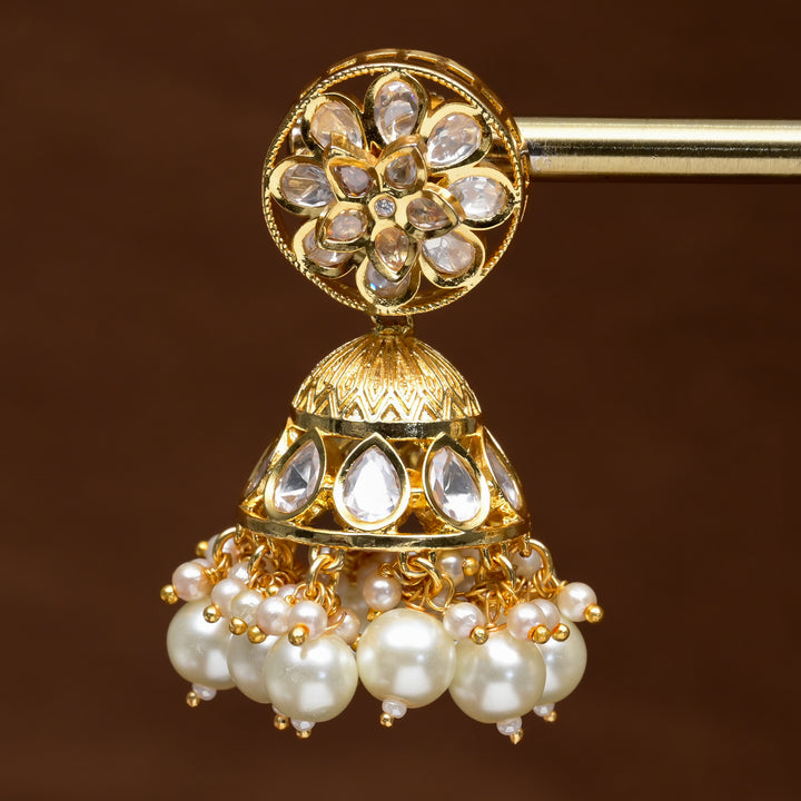 Moissanite Jhumka Earrings