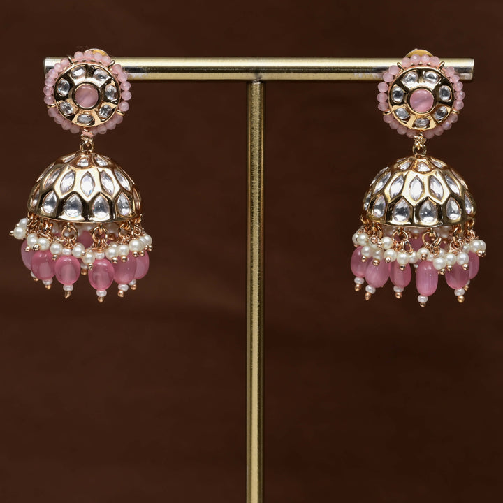 Moissanite Jhumka Earrings