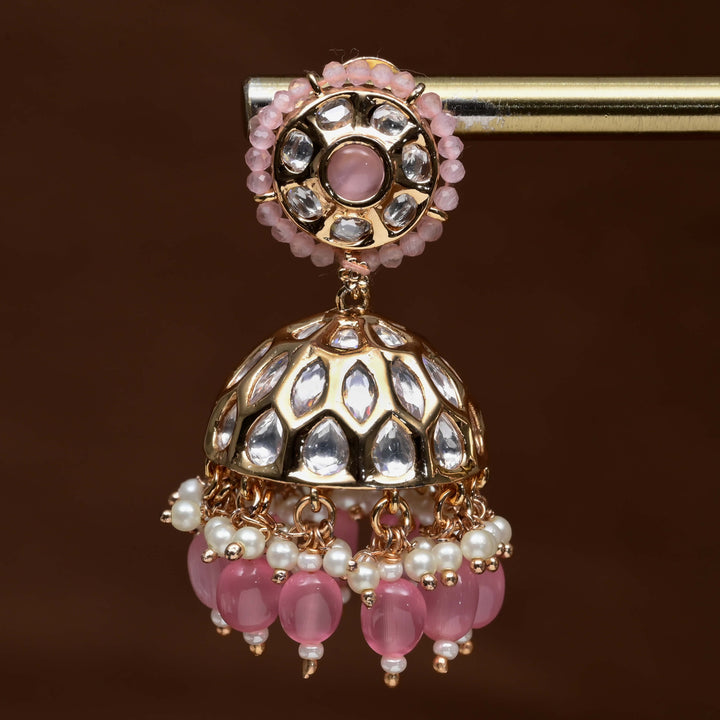 Moissanite Jhumka Earrings