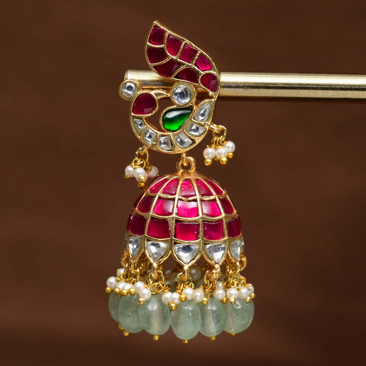 Kundan Jhumka Earrings