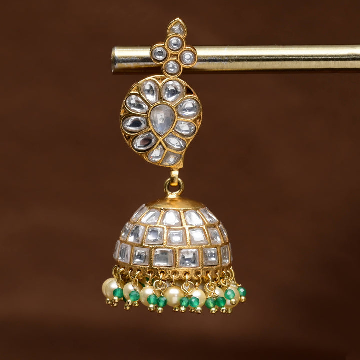 Kundan Jhumka Earrings