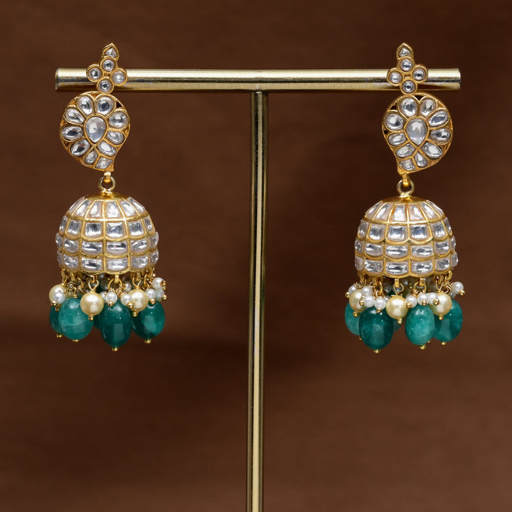 Kundan Jhumka Earrings