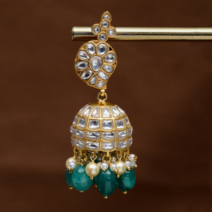 Kundan Jhumka Earrings