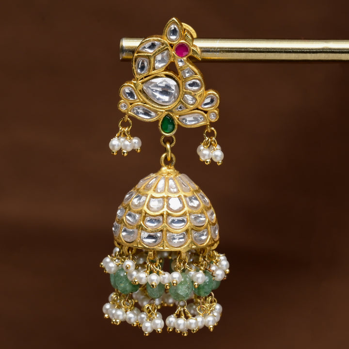 Kundan Jhumka Earrings
