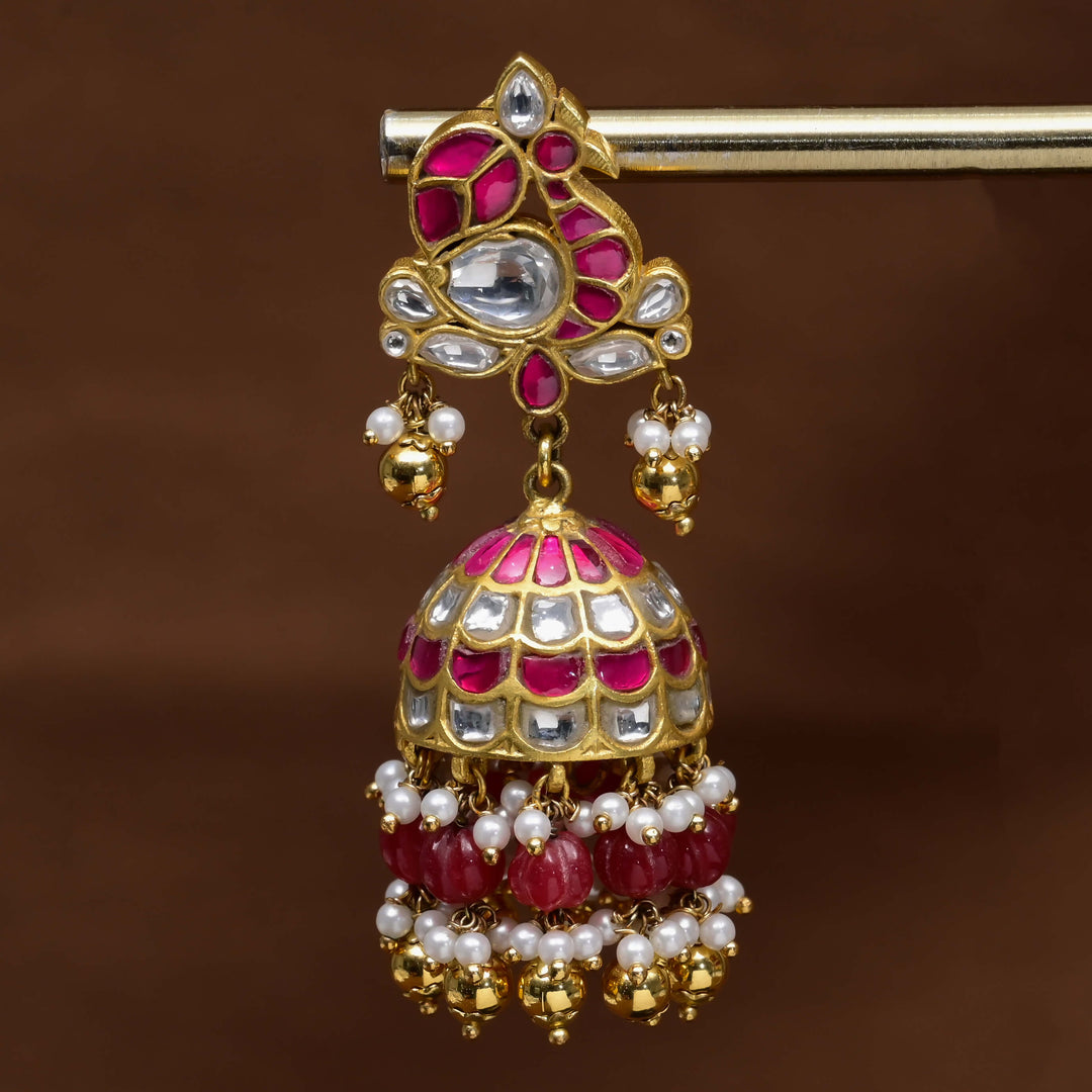 Kundan Jhumka Earrings