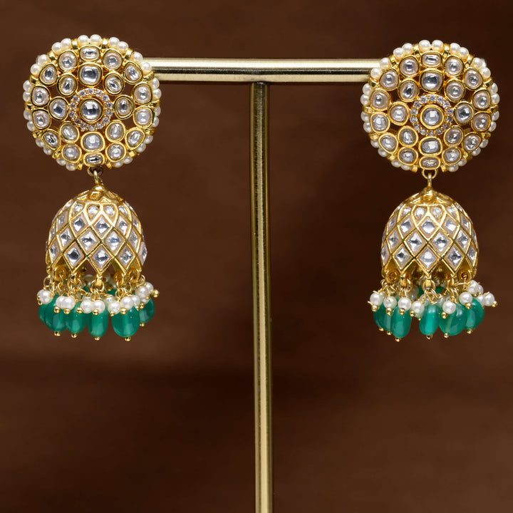 Kundan Jhumka Earrings