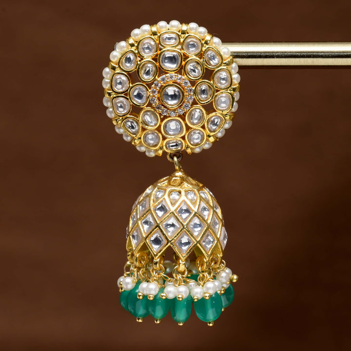 Kundan Jhumka Earrings