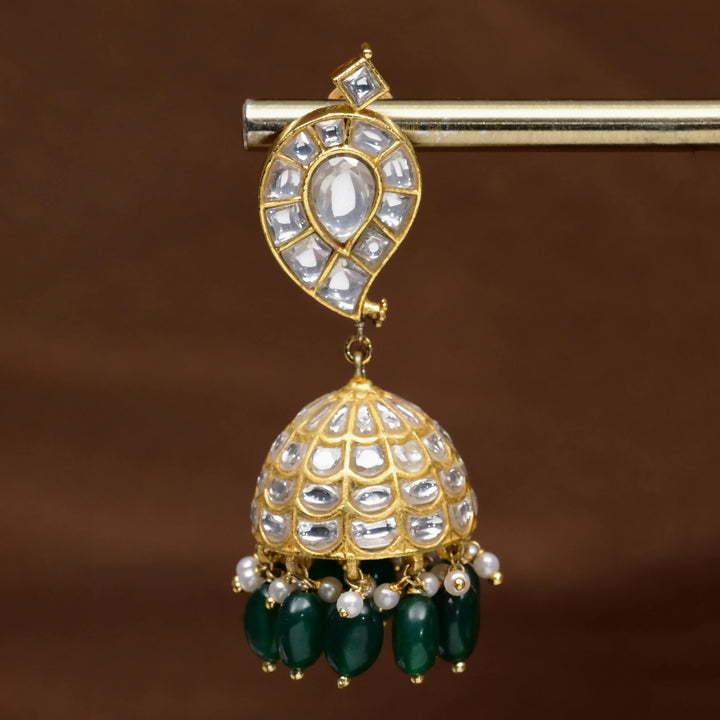 Kundan Jhumka Earrings