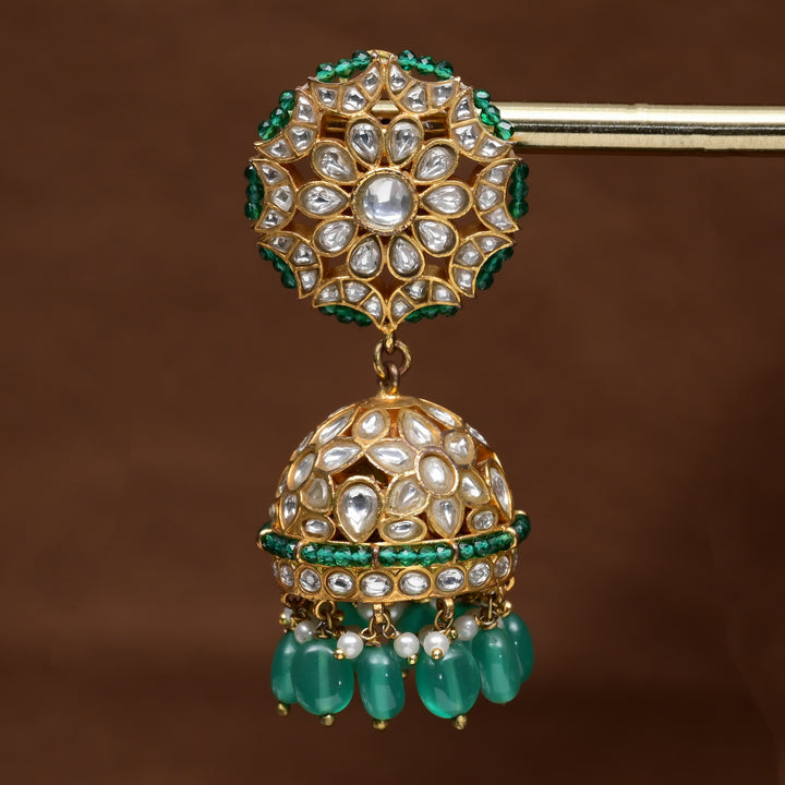 Kundan Jhumka Earrings