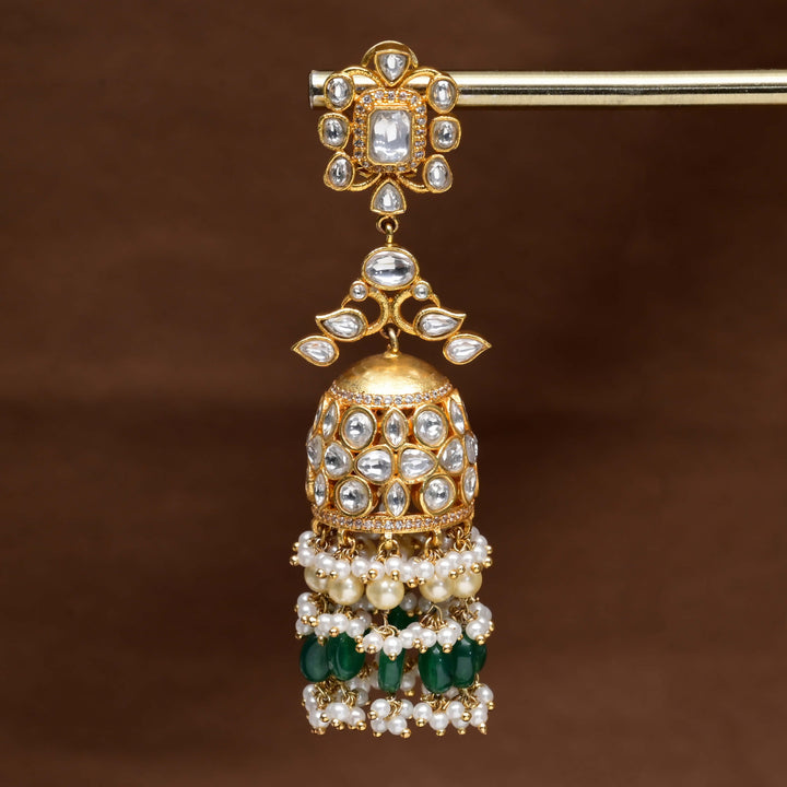 Kundan Jhumka Earrings