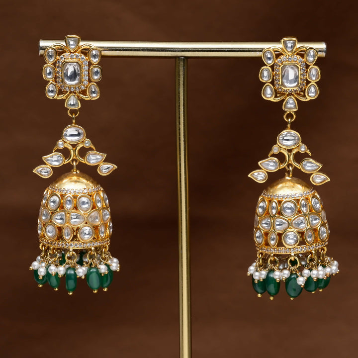 Kundan Jhumka Earrings