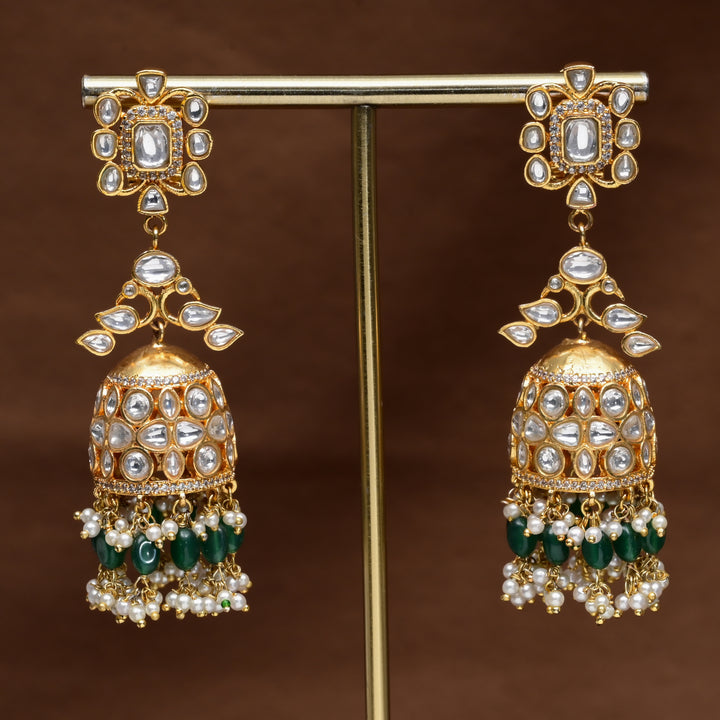 Kundan Jhumka Earrings