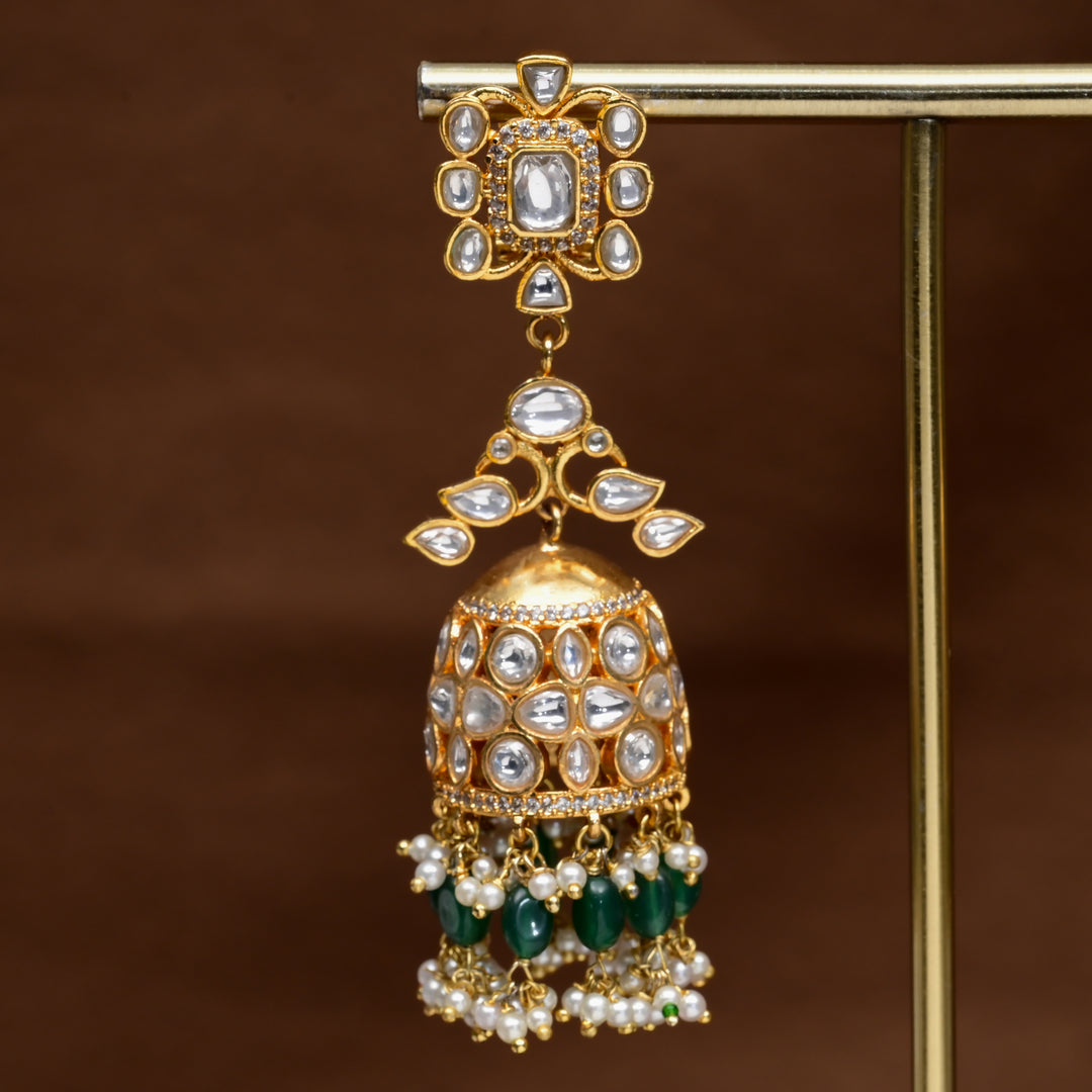 Kundan Jhumka Earrings