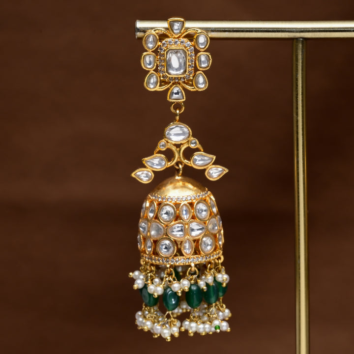 Kundan Jhumka Earrings