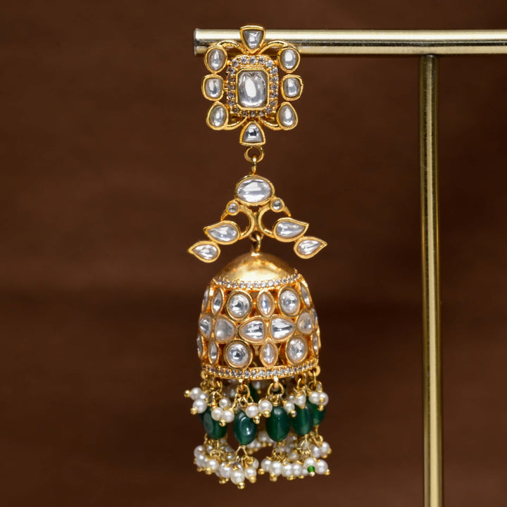 Kundan Jhumka Earrings