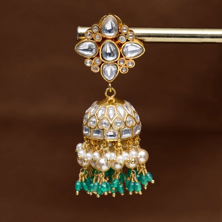 Kundan Jhumka Earrings