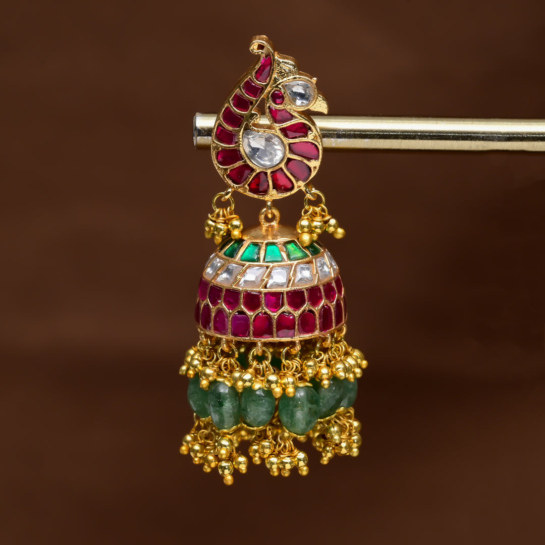 Kundan Jhumka Earrings