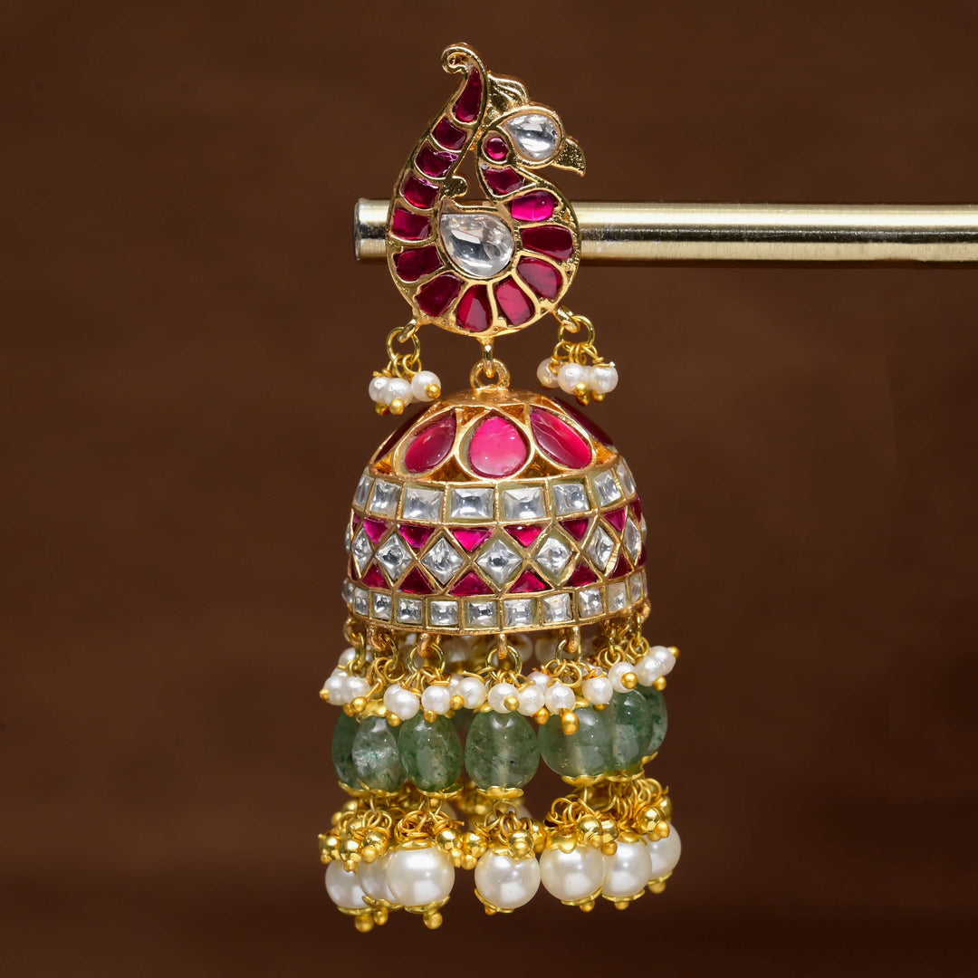 Kundan Jhumka Earrings
