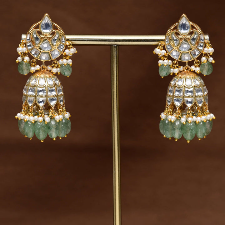 Kundan Jhumka Earrings