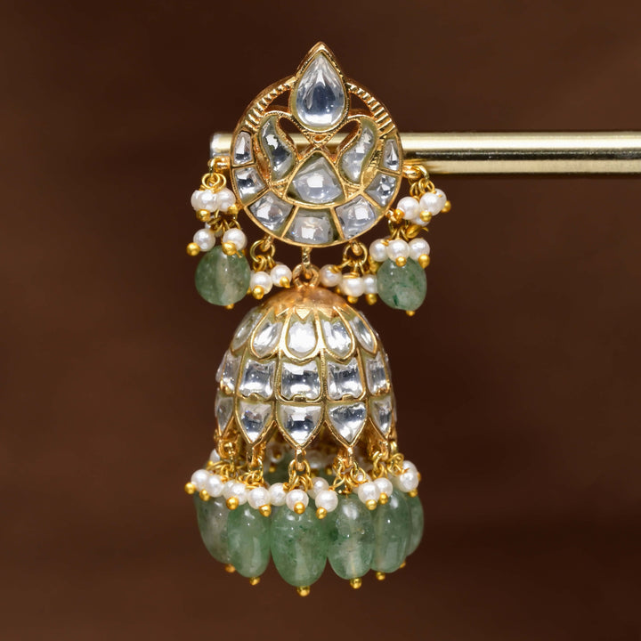 Kundan Jhumka Earrings