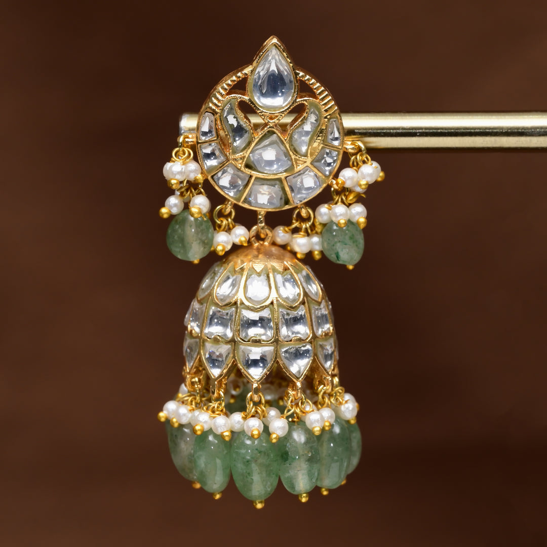 Kundan Jhumka Earrings