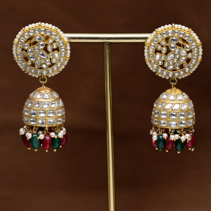 Kundan Jhumka Earrings