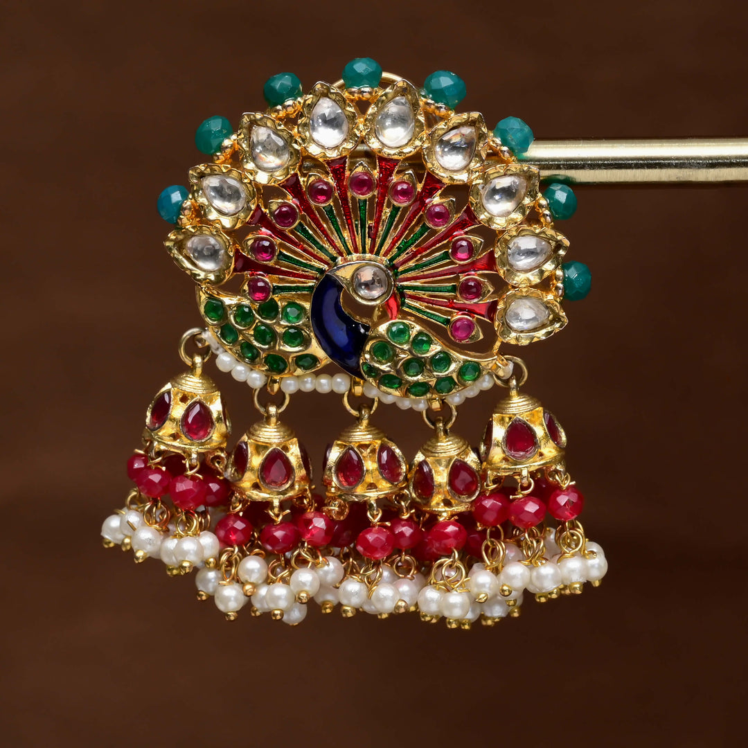 Moissanite Jhumka Earrings