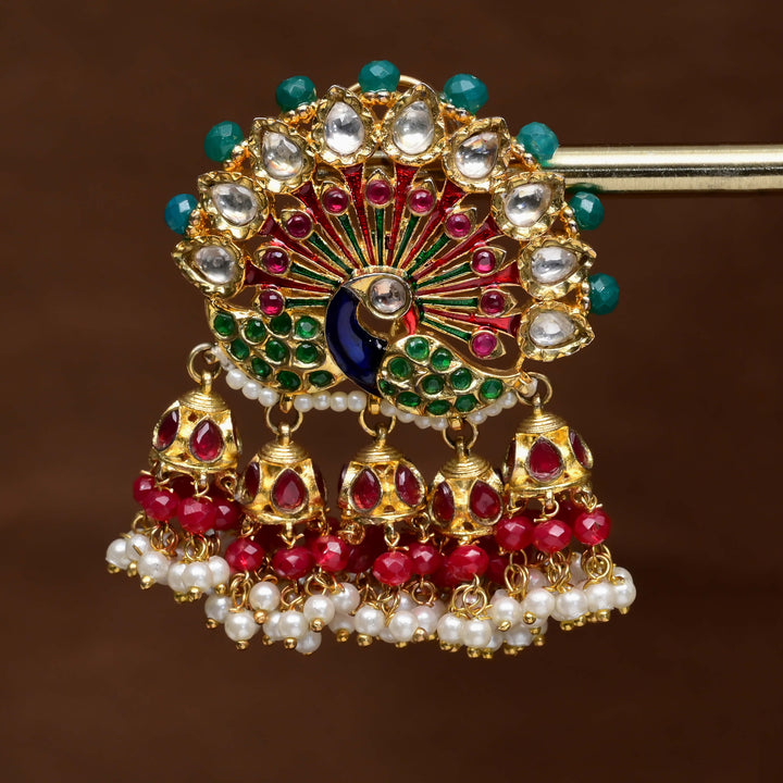 Moissanite Jhumka Earrings