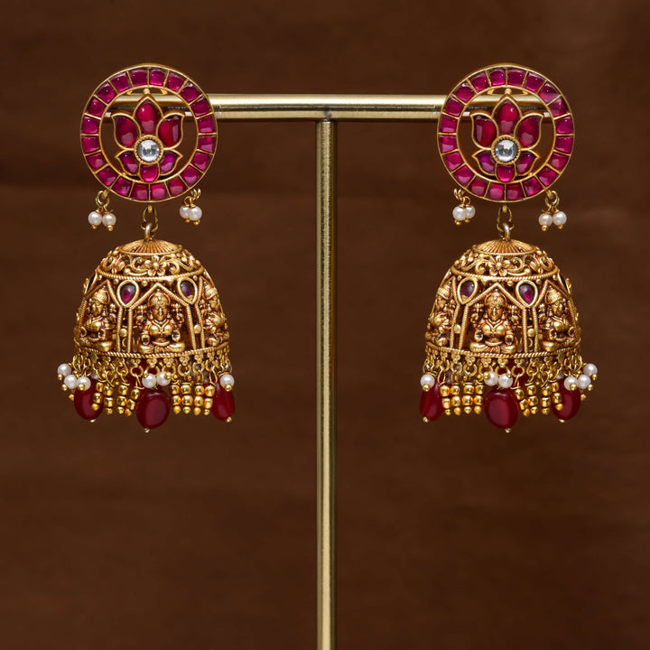 Kundan Jhumka Earrings