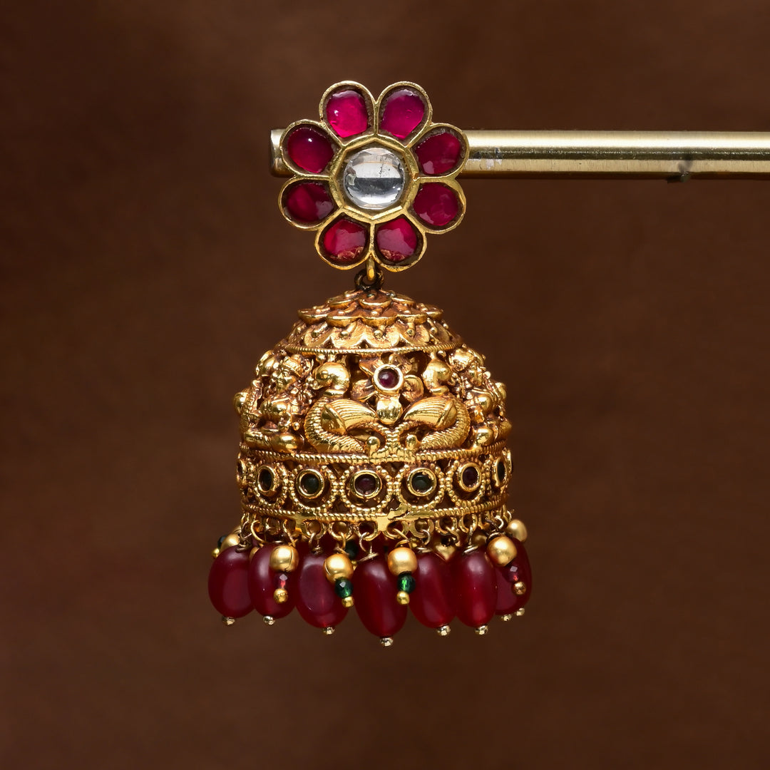 Kundan Jhumka Earrings