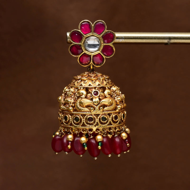 Kundan Jhumka Earrings