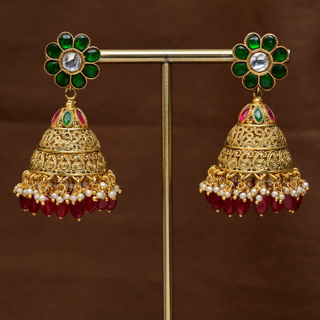 Khundan Jhumka Earrings