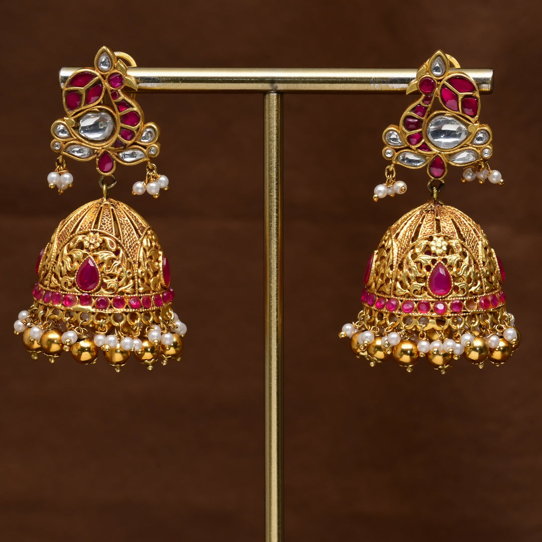 Khundan Jhumka Earrings