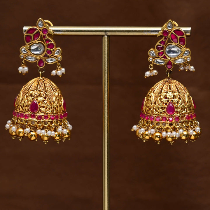 Khundan Jhumka Earrings