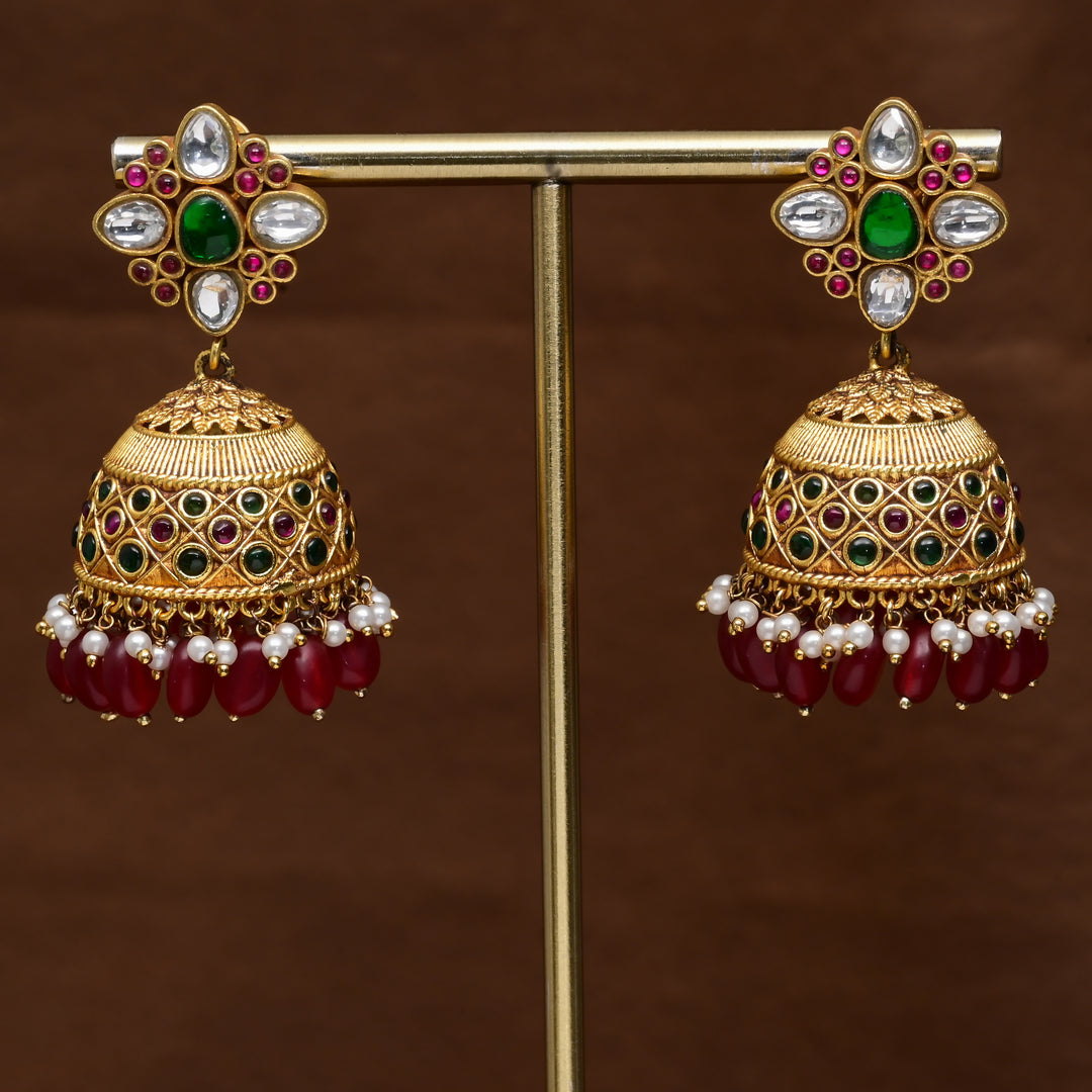 Khundan Jhumka Earrings